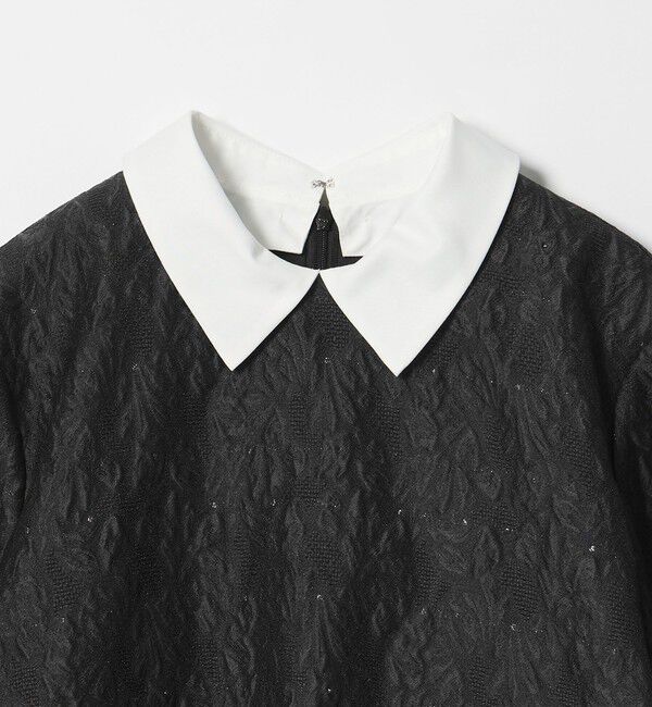 UNITED ARROWS「GISHA 2トーン ジャガード ブラウス」|シャツ・ブラウス|