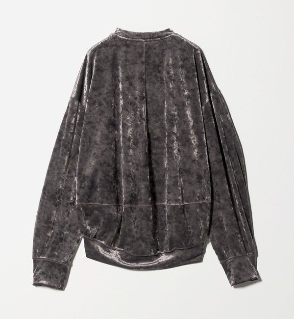 ASTRAET「＜ASTRAET＞ベロア スソジップ クルーネックカットソー」|Tシャツ・カットソー|