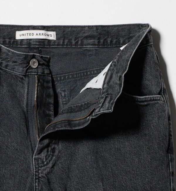 UNITED ARROWS「ブラック&times;ブラック デニム ロデオストレート」|デニム|
