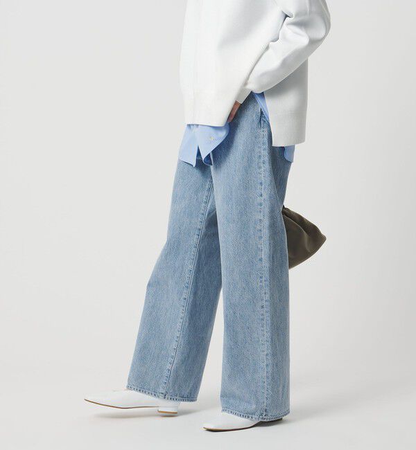 UNITED ARROWS「ルーズ ストレート デニムパンツ」|デニム|