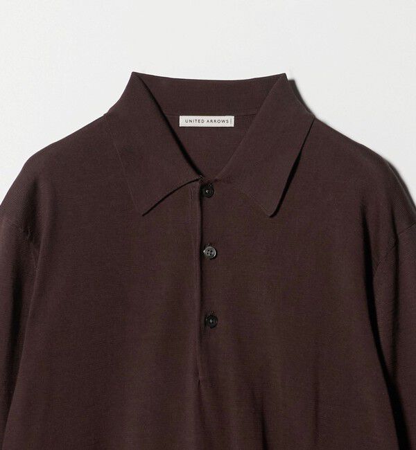 UNITED ARROWS「コットン ハイゲージ  ニットポロシャツ」|ニット・セーター|