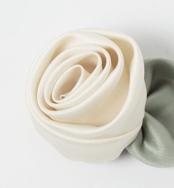 UNITED ARROWS「サテン ローズ コサージュ」|ブローチ・コサージュ|