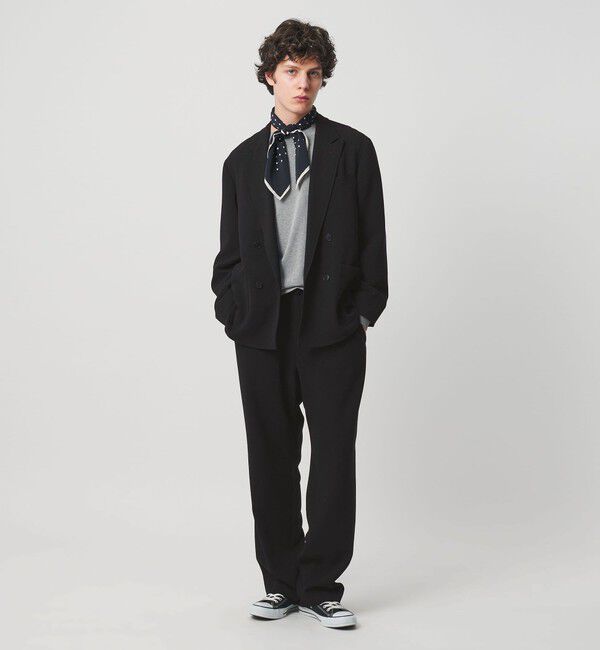 UNITED ARROWS「ポリエステルサブレ モダンストレート イージーパンツ」|スラックス|