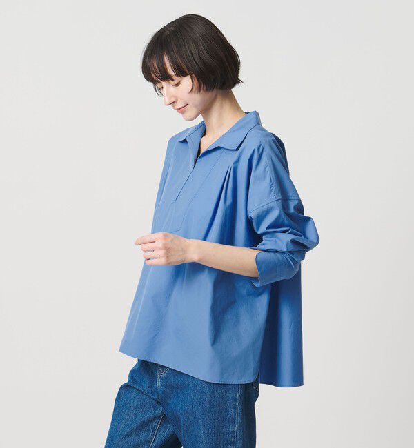 UNITED ARROWS「スキッパー シャツ」|シャツ・ブラウス|