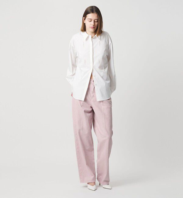 AEWEN MATOPH「＜AEWEN MATOPH＞カラータックデニムパンツ」|デニム|