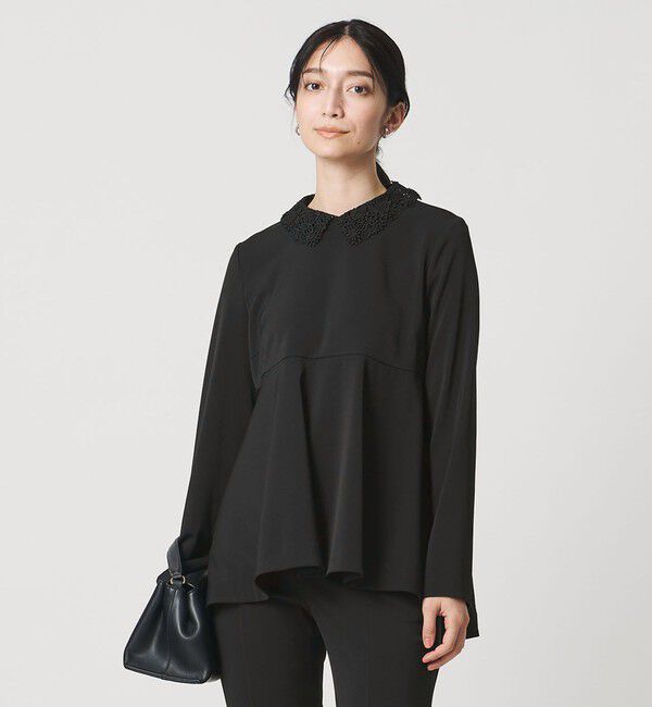 UNITED ARROWS「FEEL CLEAN 2WAY ブラウス ‐防しわ ストレッチ UVカット‐」|シャツ・ブラウス|