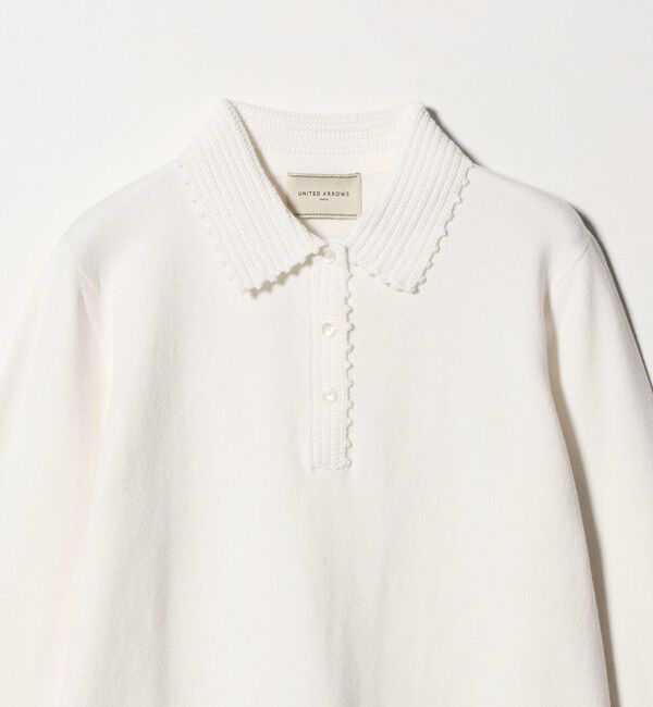 UNITED ARROWS「クロシェ ポロニット ‐ウォッシャブル‐」|ニット・セーター|