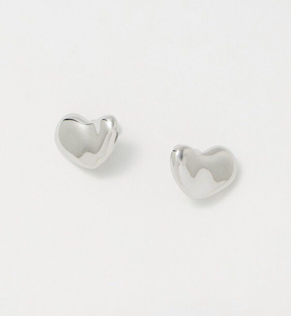 UNITED ARROWS「デフォームドハート イヤリング」|イヤリング|