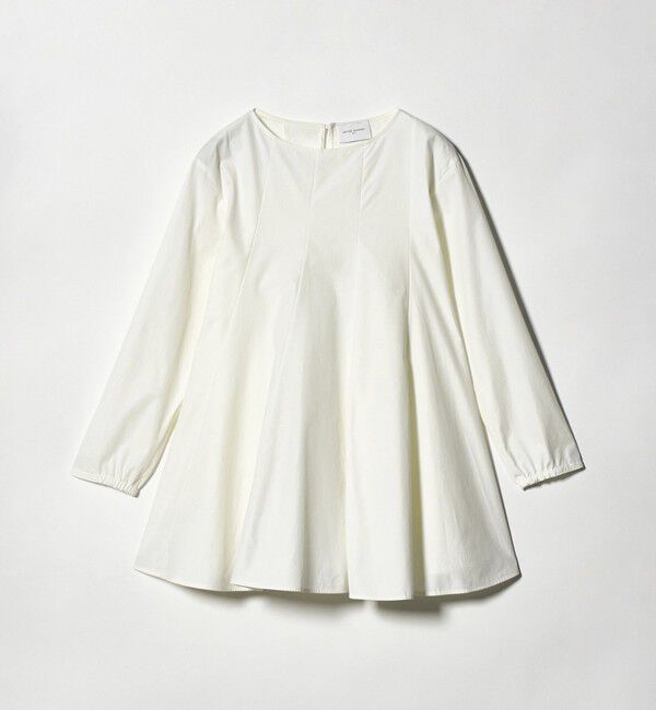 UNITED ARROWS「バイアス フレア チュニック ブラウス ‐ウォッシャブル‐」|シャツ・ブラウス|