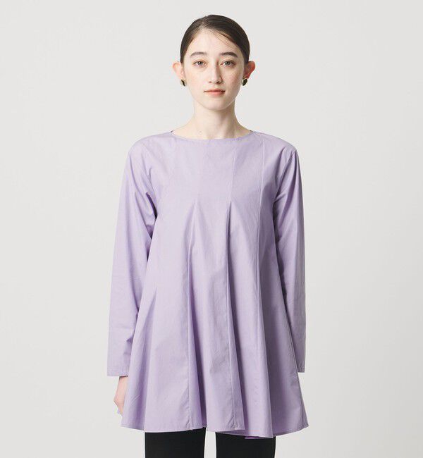 UNITED ARROWS「バイアス フレア チュニック ブラウス ‐ウォッシャブル‐」|シャツ・ブラウス|