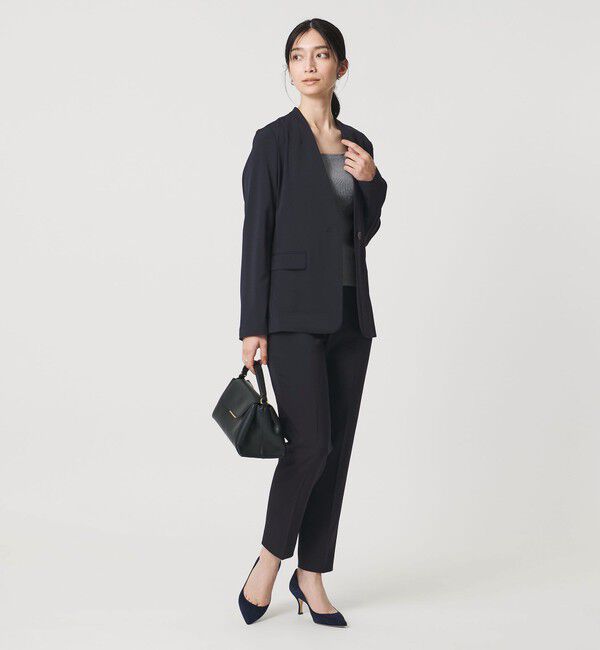 UNITED ARROWS「FEEL CLEAN スリム パンツ ‐防しわ ストレッチ UVカット‐」|スラックス|