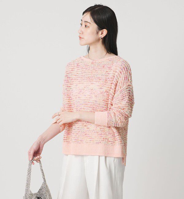 UNITED ARROWS「ミックスヤーン プルオーバーニット」|ニット・セーター|