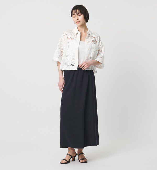 UNITED ARROWS「COMFY ラップ マキシスカート ‐防汚 UVカット ウォッシャブル‐」|スカート|