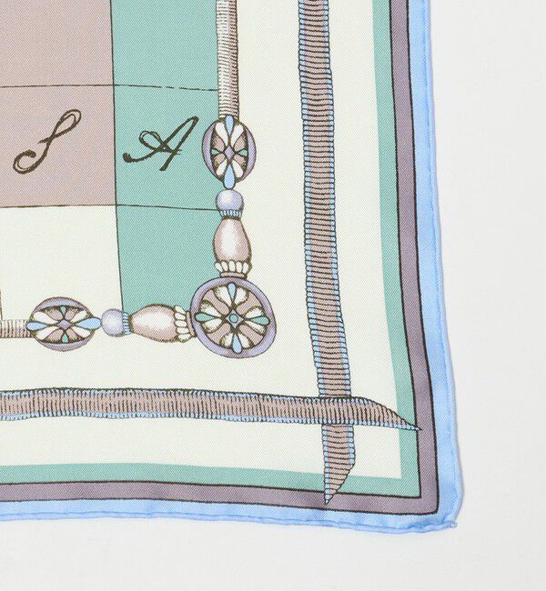 UNITED ARROWS「＜manipuri＞SILK 65&times;65 スカーフ 26SS」|バンダナ・スカーフ|