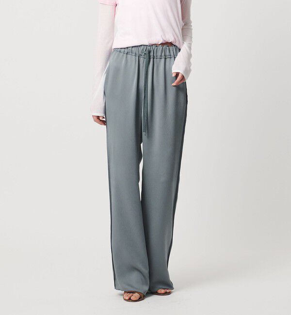 AEWEN MATOPH「＜AEWEN MATOPH＞サテンメローイージーパンツ ‐ ウォッシャブル ‐」|チノ|