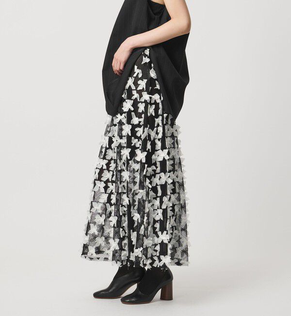 AEWEN MATOPH「＜AEWEN MATOPH＞ドットチュールリボンスカート」|スカート|