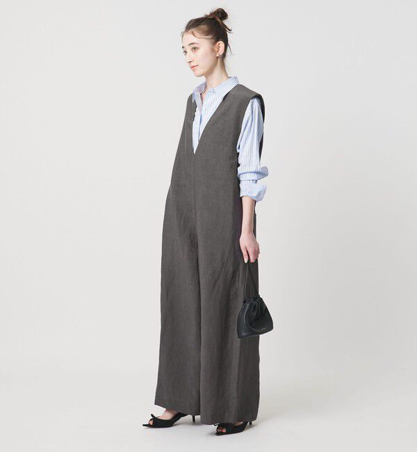 UNITED ARROWS「＜SACRA＞ノースリーブ オールインワン パンツ」|オールインワン|