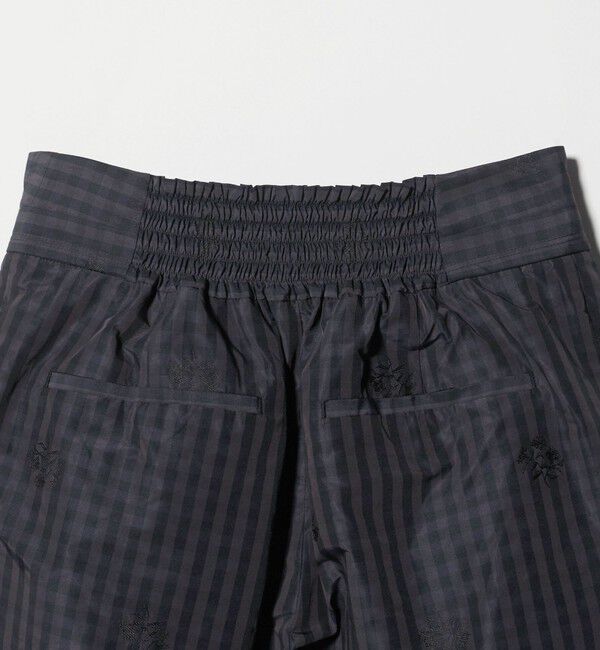 UNITED ARROWS「ギンガムチェック フラワー ジャガード ワイドパンツ ‐ウォッシャブル‐」|その他|