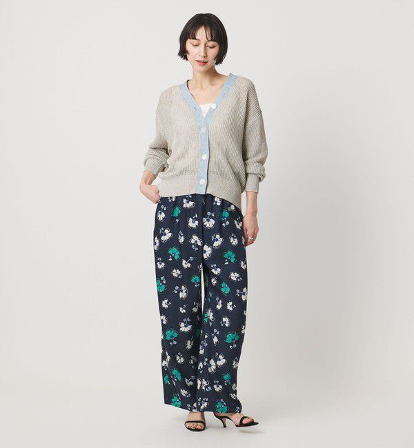 UNITED ARROWS「カラーヤーン Vネック カーディガン ‐ウォッシャブル‐」|カーディガン|