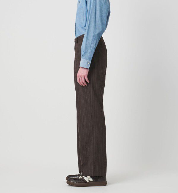 UNITED ARROWS「＜District＞ウォッシュド トロピカルウール ベイカー スラックス」|スラックス|