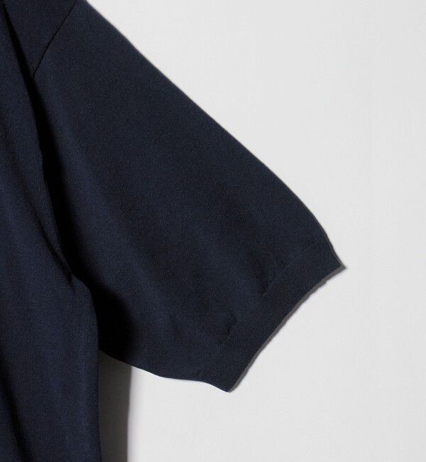 UNITED ARROWS「ショートスリーブ モックネック ニットTシャツ UA COZY ウォッシャブル 抗菌防臭」|Tシャツ・カットソー|