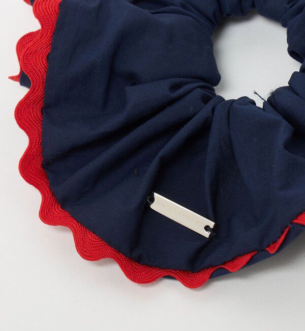 UNITED ARROWS「バイカラー パイピング シュシュ」|ヘアゴム・シュシュ|