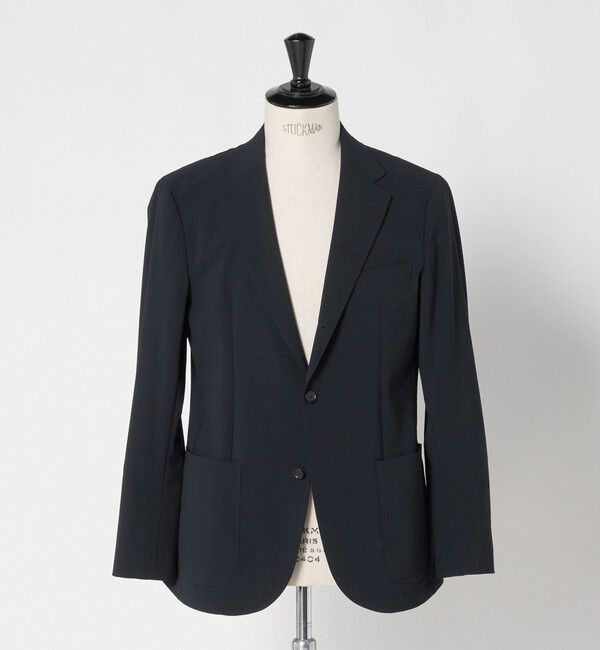 UNITED ARROWS「シアサッカー シングル 3ボタン テーラードジャケット COMFORT EASY‐MODEL ストレッチ」|テーラードジャケット|