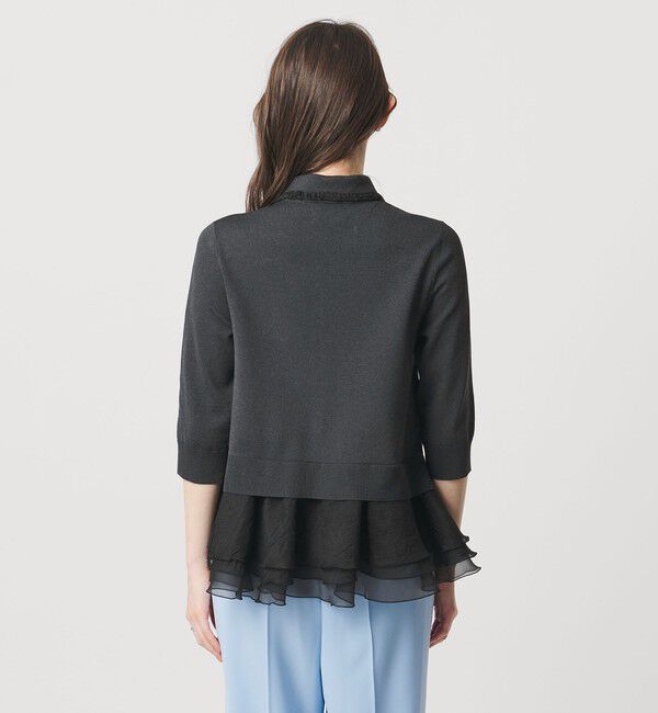 UNITED ARROWS「レディー ポロニット 」|カーディガン|