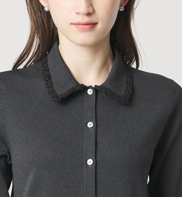 UNITED ARROWS「レディー ポロニット 」|カーディガン|