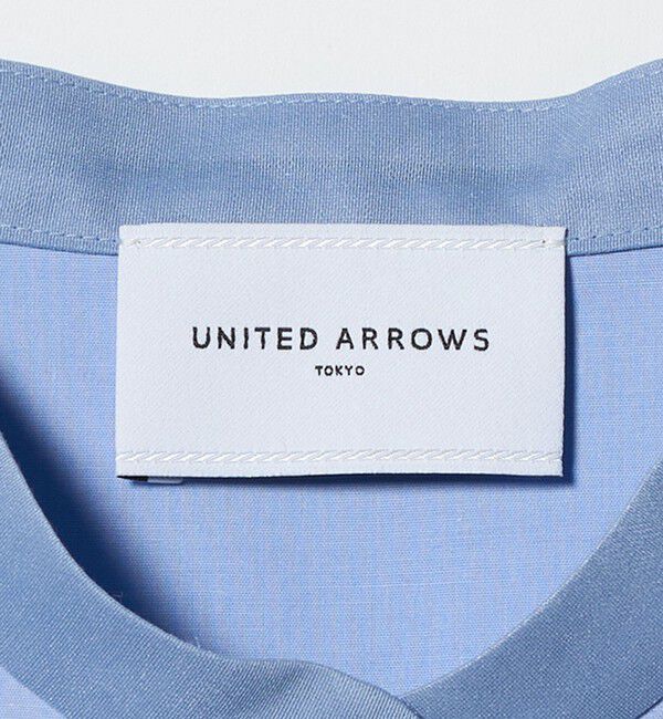 UNITED ARROWS「シアー コンビ フレア シャツ」|シャツ・ブラウス|