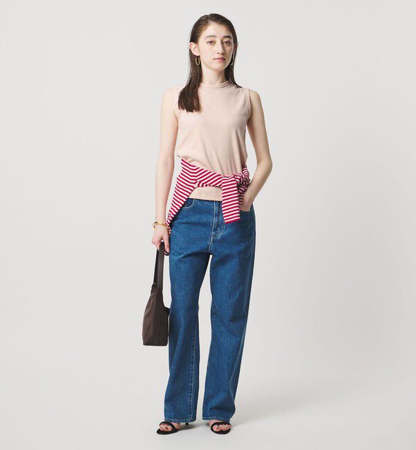 UNITED ARROWS「コットン フライス ノースリーブトップス」|Tシャツ・カットソー|