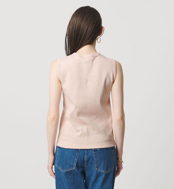 UNITED ARROWS「コットン フライス ノースリーブトップス」|Tシャツ・カットソー|