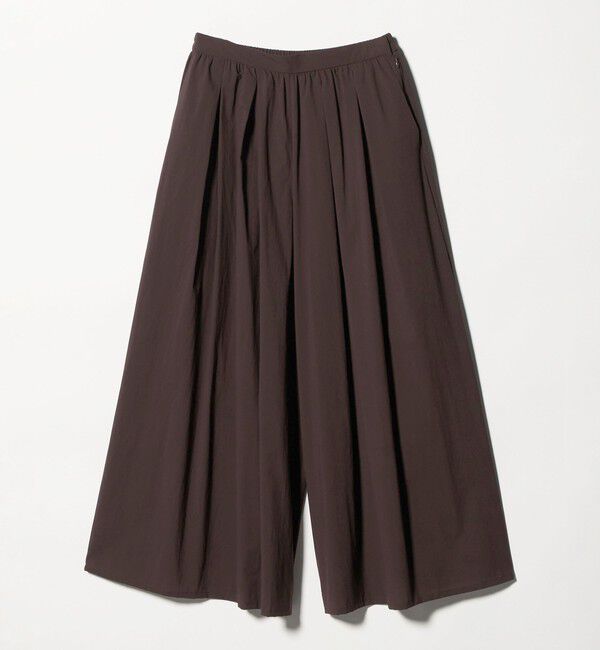 UNITED ARROWS「ギャザー フレア パンツ ‐ウォッシャブル‐」|チノ|