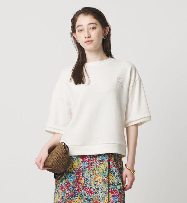 UNITED ARROWS「【別注】＜HANDTEX＞スウェット ‐3TIPS‐」|スウェット・ジャージ|WHITE