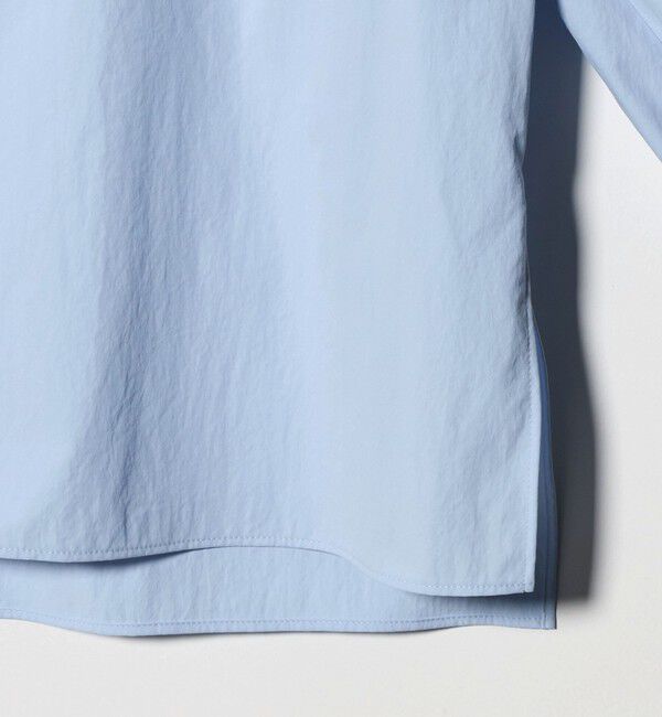 UNITED ARROWS「メロー フリル スキッパー パフ ブラウス ‐防しわ 吸水速乾 UVカット 遮熱性 接触冷感 ウォッシャブル‐」|シャツ・ブラウス|