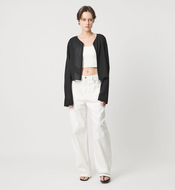 AEWEN MATOPH「＜AEWEN MATOPH＞シアージップジャケット」|テーラードジャケット|