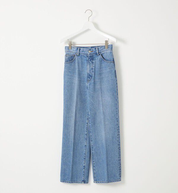 EMMEL REFINES「＜EMMEL REFINES＞EM センタープレス ストレート デニム/ パンツ」|デニム|