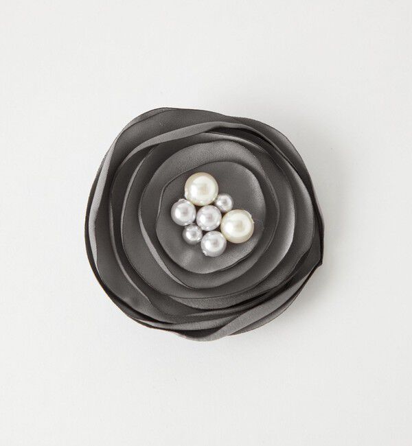 UNITED ARROWS green label relaxing「フラットフラワー コサージュ」|ブローチ・コサージュ|