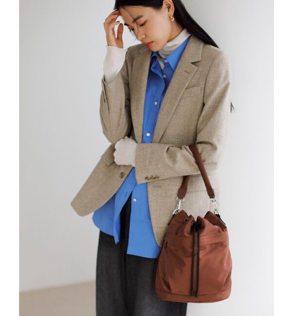 UNITED ARROWS green label relaxing「ハッスイ ポケットドロスト バッグ - はっ水 -」|ショルダー・メッセンジャー|MD.BROWN