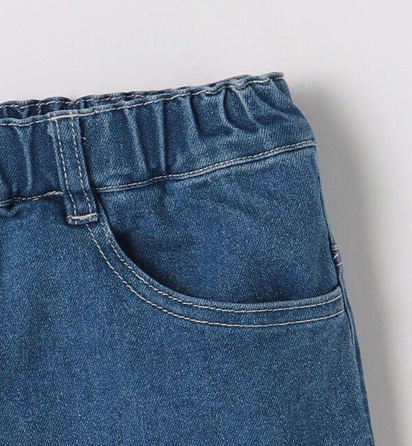 UNITED ARROWS green label relaxing「ストレッチデニム ストレートパンツ / キッズ  100cm-160cm - ストレッチ -」|デニム|