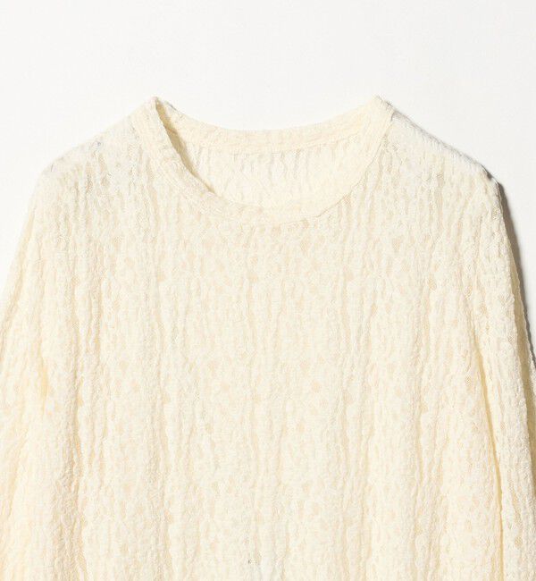 UNITED ARROWS green label relaxing「【WEB限定】＜at ease＞レース プルオーバー カットソー」|Tシャツ・カットソー|