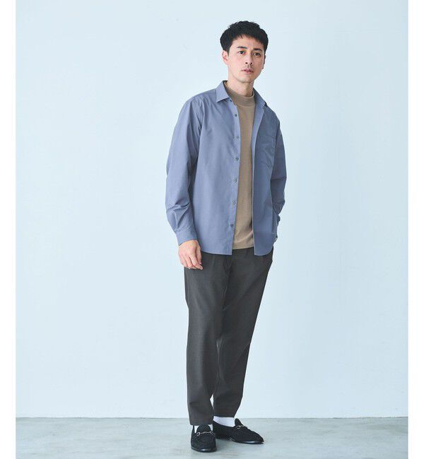 UNITED ARROWS green label relaxing「【WEB限定】JUST fit デイリー モック 半袖 Ｔシャツ カットソー -吸水速乾・抗菌-」|Tシャツ・カットソー|