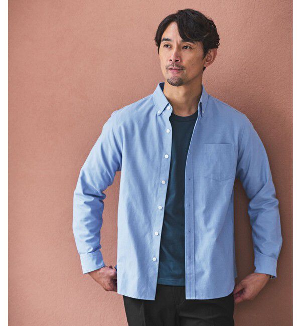 UNITED ARROWS green label relaxing「【WEB限定】JUST fit デイリー オックスフォード ボタンダウン シャツ」|シャツ・ブラウス|ROYAL