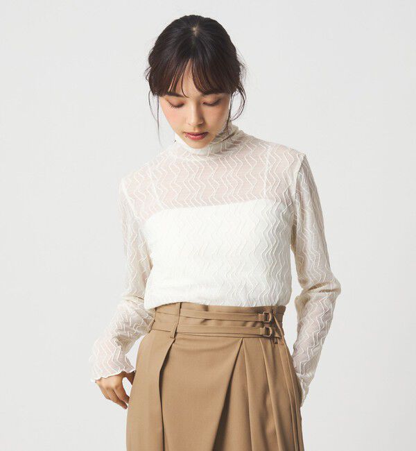 EMMEL REFINES「＜EMMEL REFINES＞EM ナミナミ シアータート ルカットソー」|Tシャツ・カットソー|