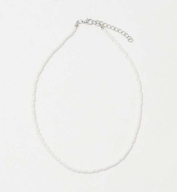 EMMEL REFINES「＜EMMEL REFINES＞EM ソリッド ビーズ ネックレス」|その他|WHITE