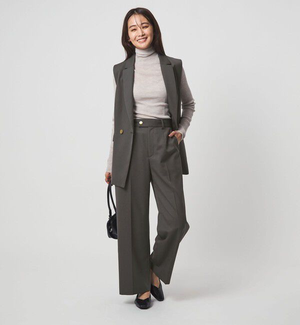 UNITED ARROWS green label relaxing「［size SHORT/TALLあり］Greed グリード ストレート パンツ ウォッシャブル」|スラックス|