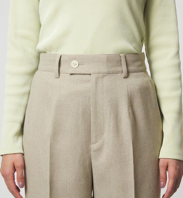 UNITED ARROWS green label relaxing「［size SHORT/TALLあり］Greed グリード メランジ ストレート パンツ」|スラックス|