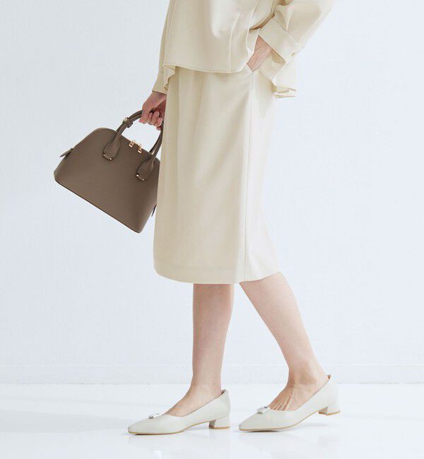 UNITED ARROWS green label relaxing「［size SHORTあり］パウドレ ベルト付き タイト スカート ウォッシャブル ストレッチ」|タイト|