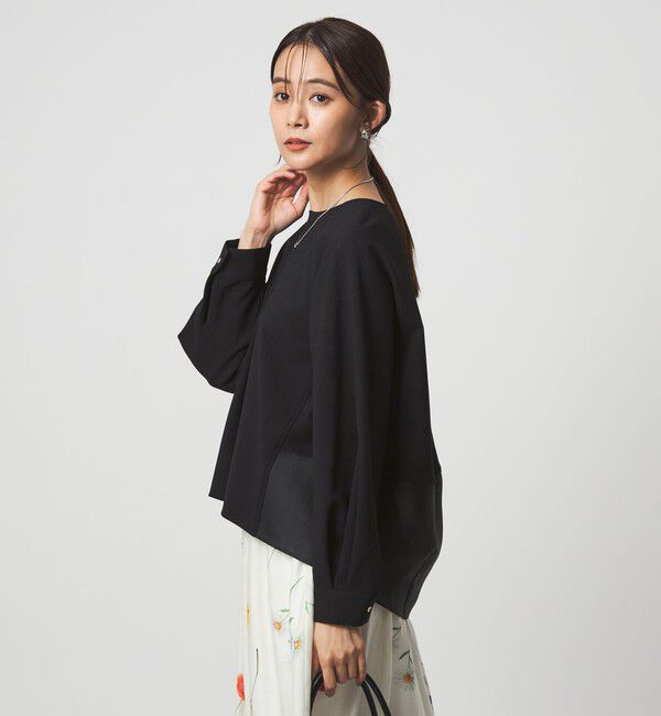 UNITED ARROWS green label relaxing「［size SHORTあり］fleurie(フルリー) フォルム プルオーバー ブラウス」|シャツ・ブラウス|