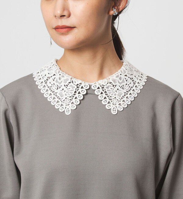 UNITED ARROWS green label relaxing「エリレース 2WAY ニット ワンピース ウォッシャブル」|ワンピース|